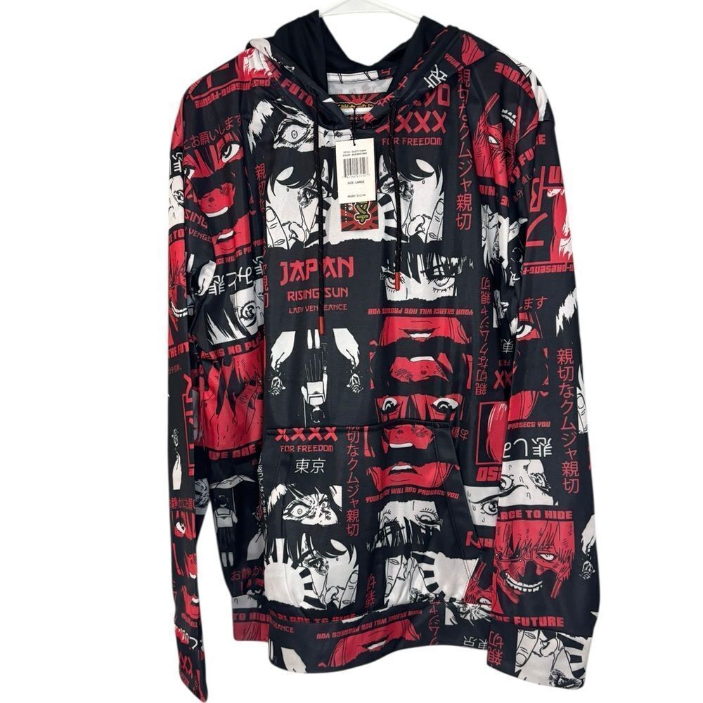 Oh Snap Drill Clothing Comic Pop Art Hoodie w/Kangaroo Pocket, New W/ Tags - L